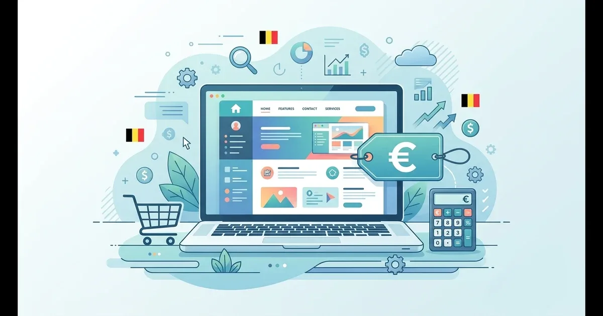 Combien coûte un site web en Belgique ? [Guide des tarifs 2026]